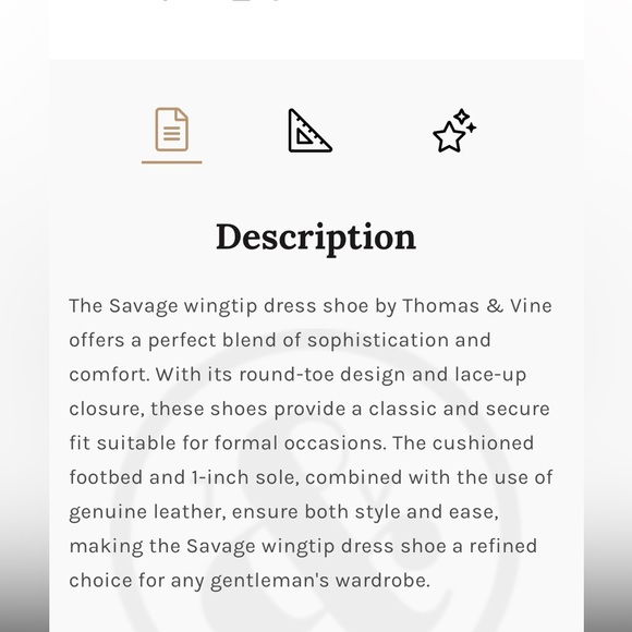 Thomas & Vine leather lace up wing tips. Men’s Size 11.5.  Great condition. - Picture 13 of 15